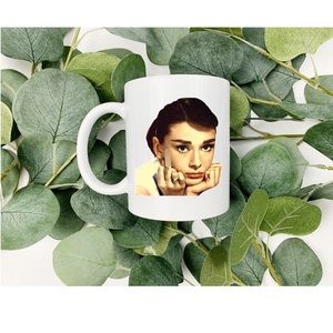 Custom Sublimated Funny Audrey Hepburn 11 oz Mug